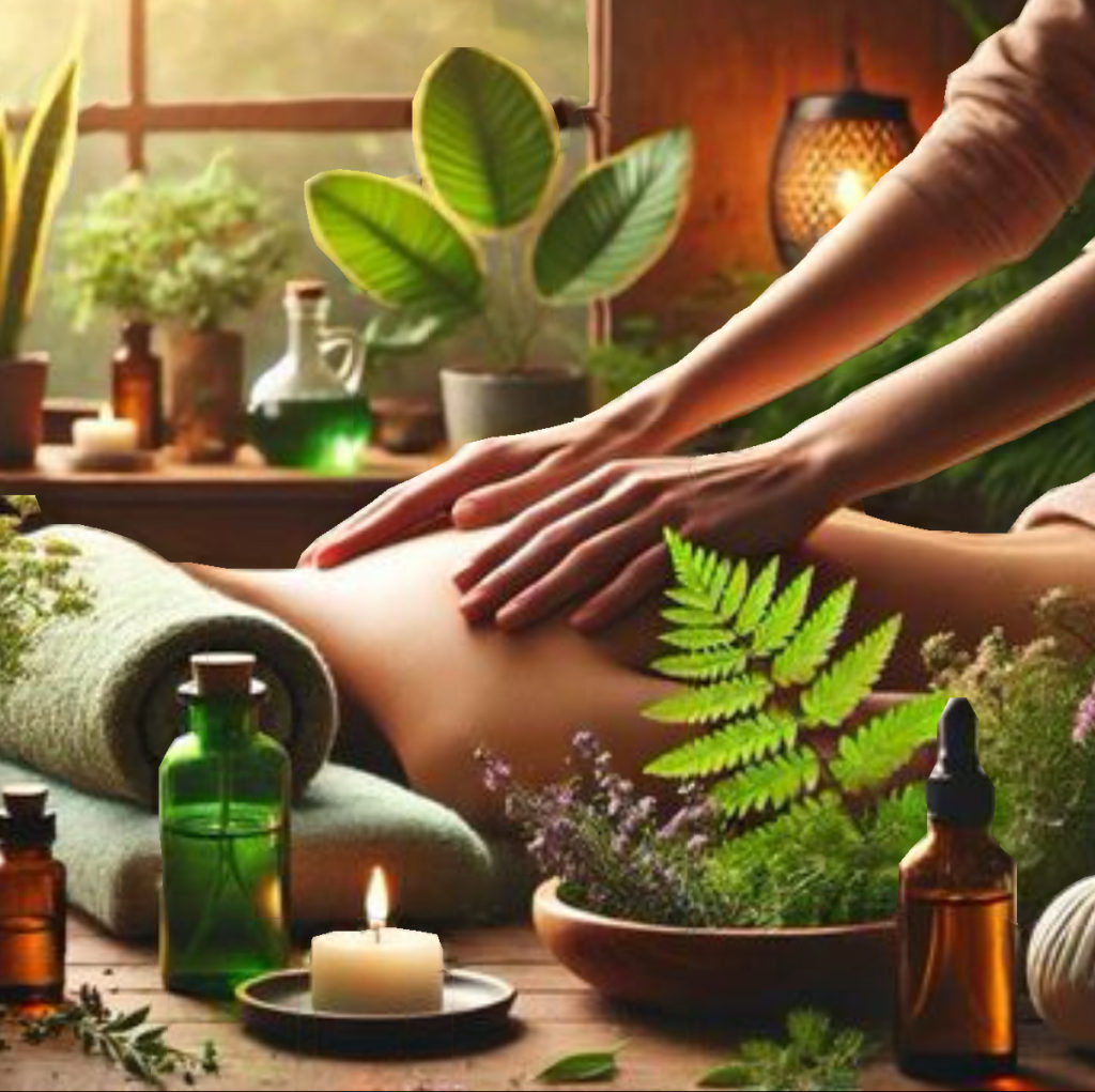 huiles essentielles massage